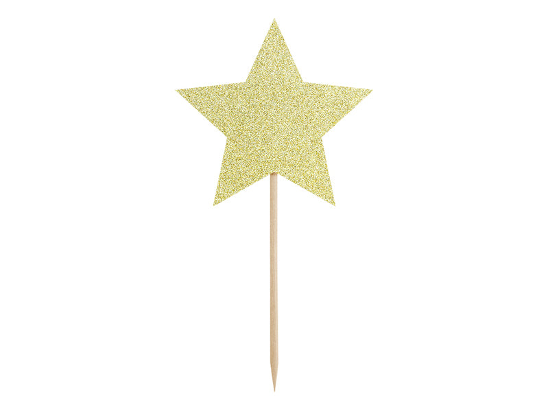 Gold Star Toppers 6CT