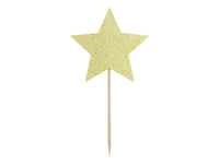 Gold Star Toppers 6CT