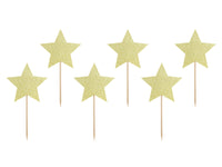 Gold Star Toppers 6CT