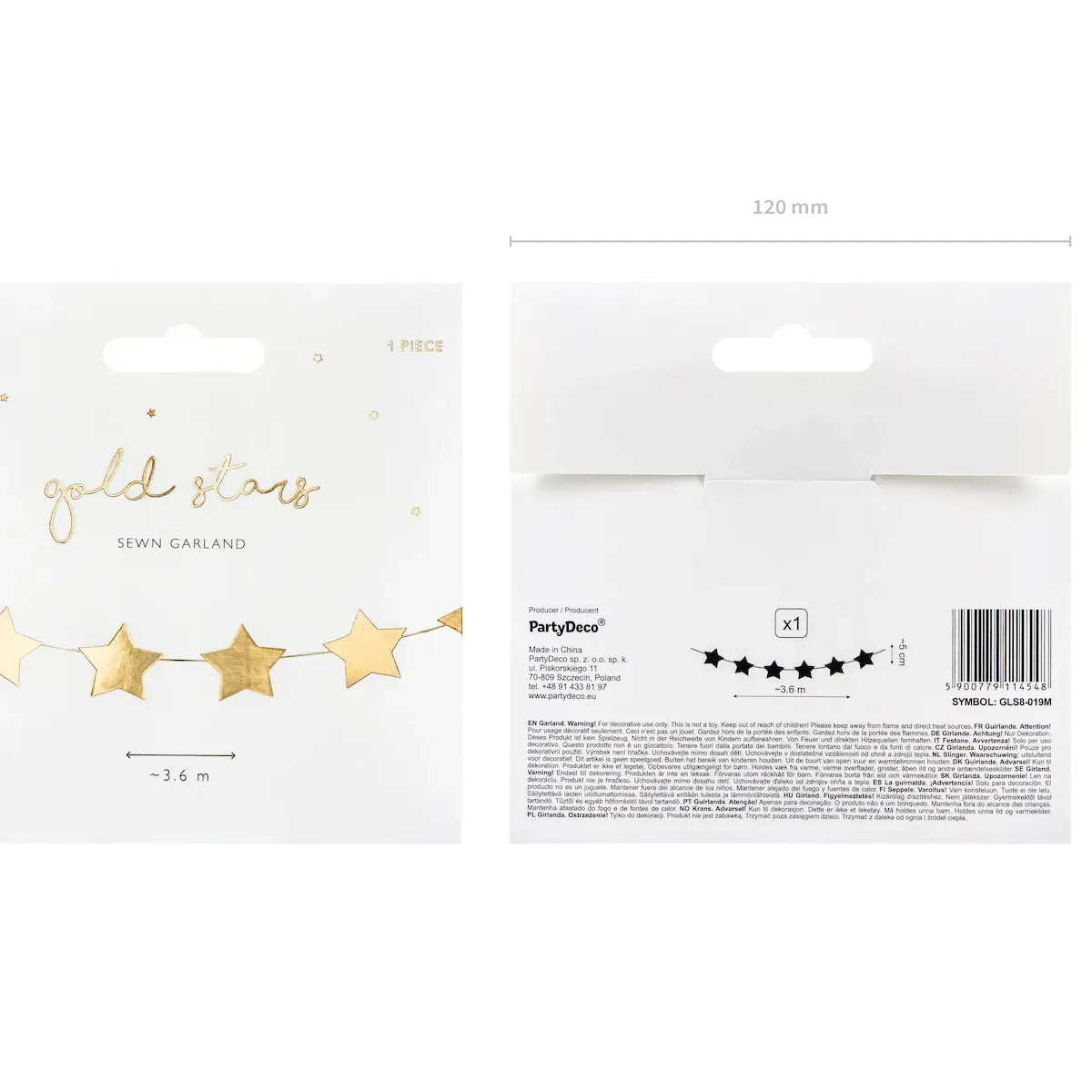 Gold Star Garland