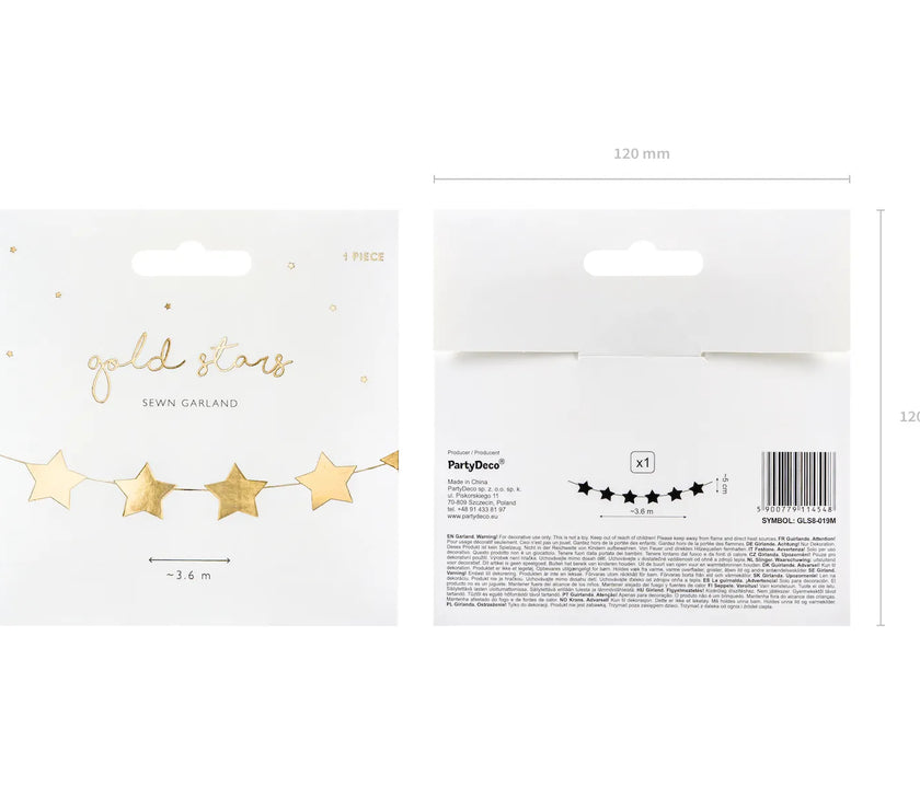 Gold Star Garland