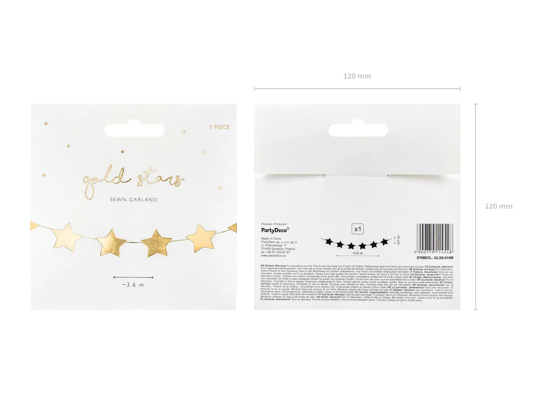 Gold Star Garland