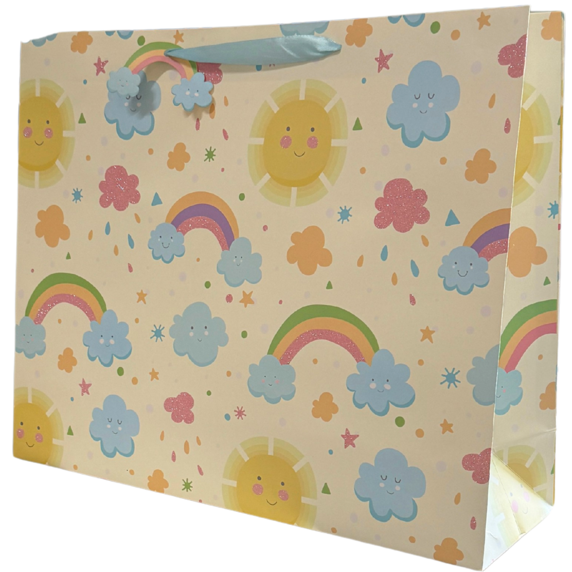 Yellow Rainbow & Sunshine Jumbo Baby Gift Bag