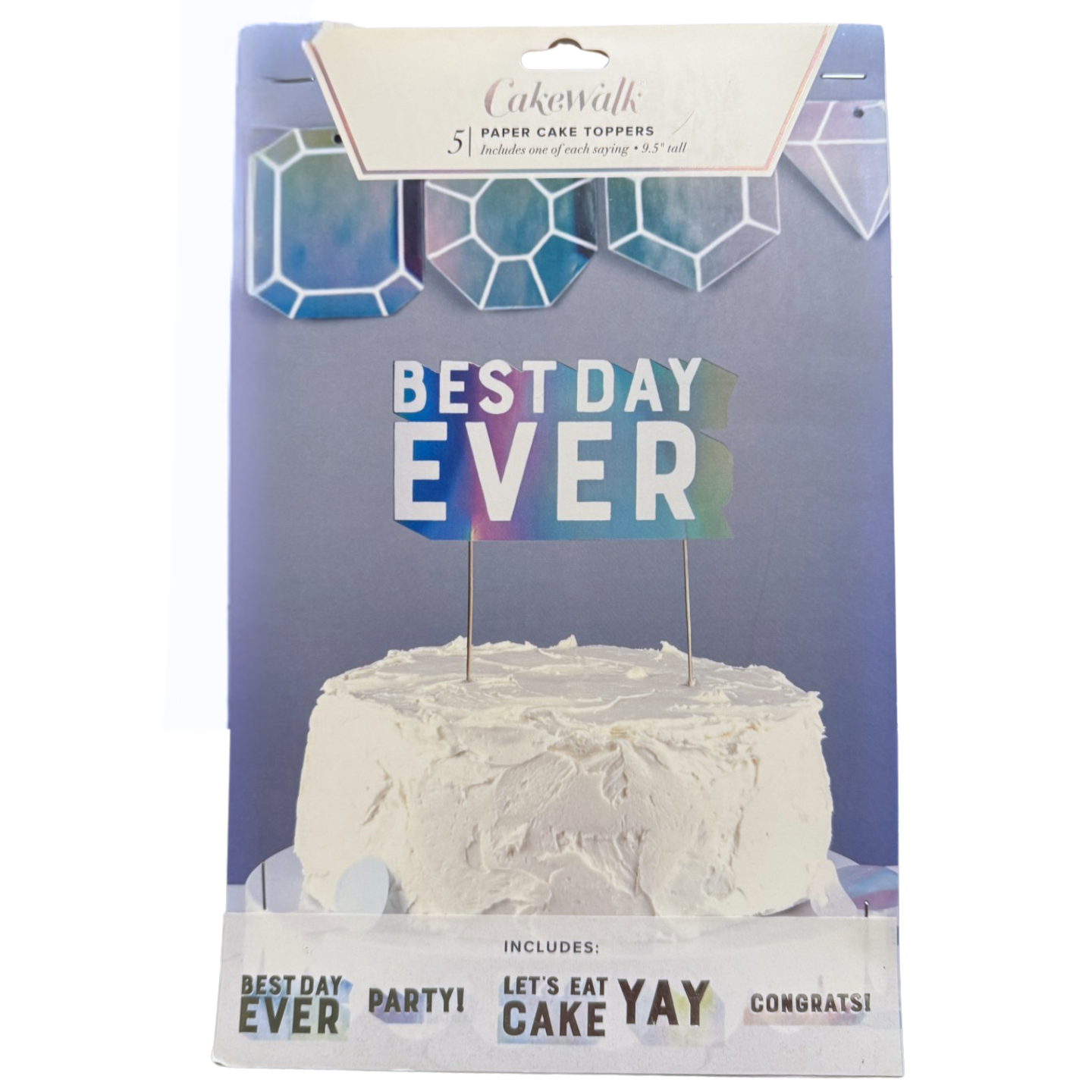 Assorted Paper Cake Toppers