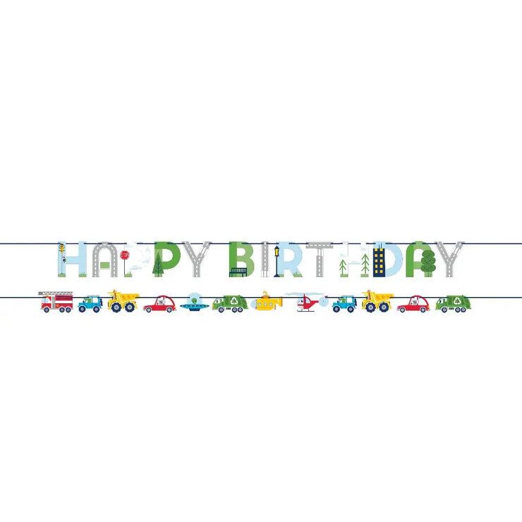 Transportation Time City Life Banner