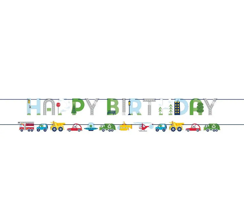 Transportation Time City Life Banner