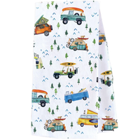 Camping Trucks & Outdoorsy Tea Towel