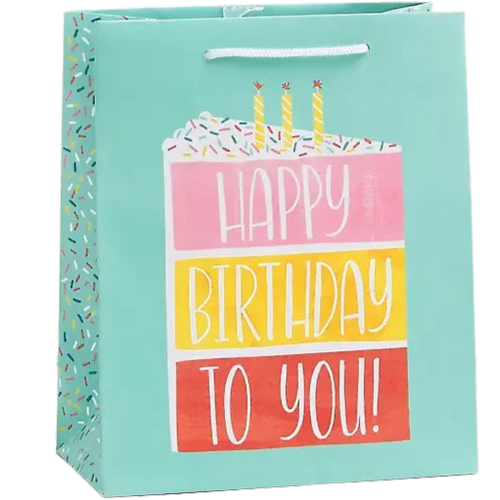 Birthday Cake Large Gift Bag