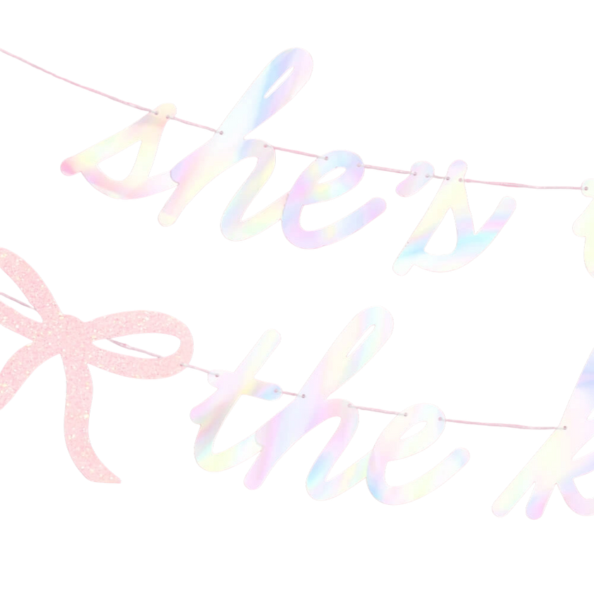 She's Tying the Knot Banner
